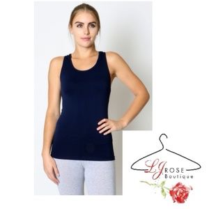 Athletic‎ Racerback Tank Top Navy / Blue